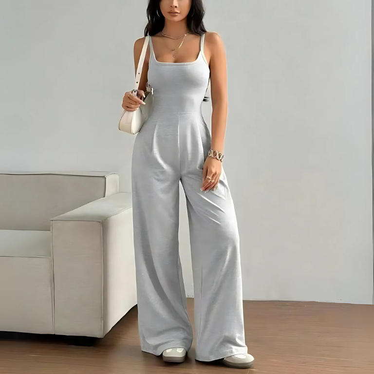 Cross Strap Bare Fit Jumpsuit