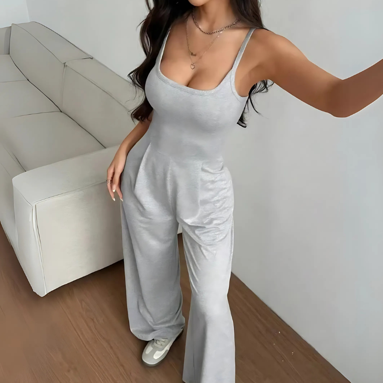 Cross Strap Bare Fit Jumpsuit