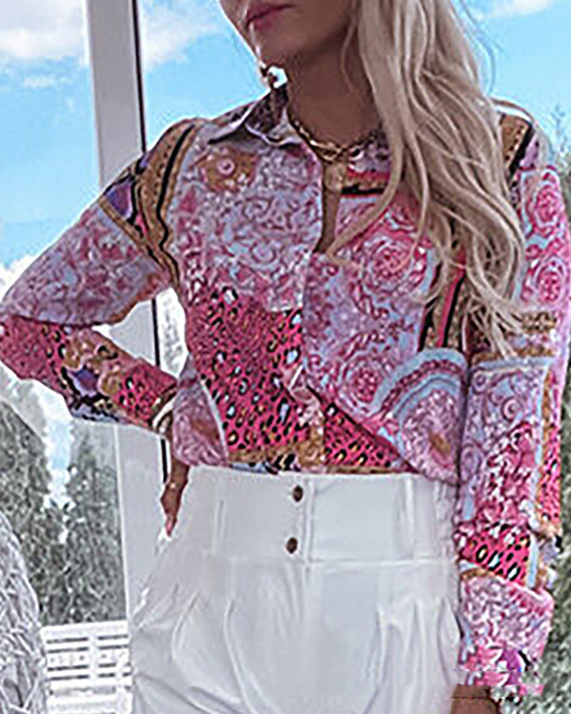 Mosaic Tunic Blouse