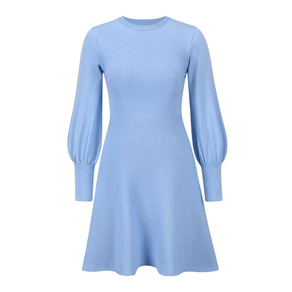 Balloon Sleeve Knit Dress