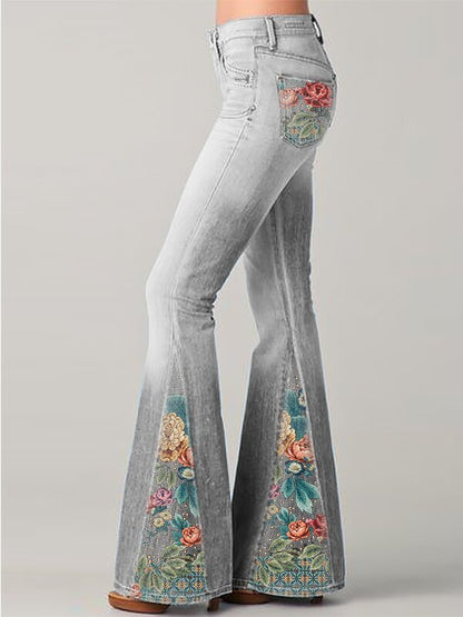 Boheme Bloom Flare Jeans