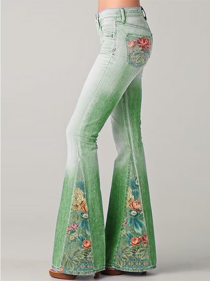 Boheme Bloom Flare Jeans