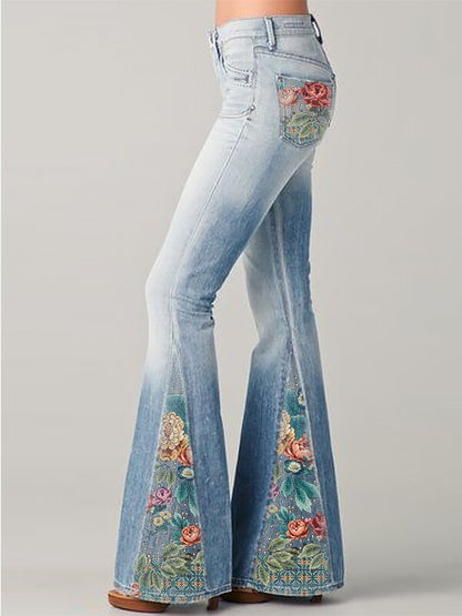 Boheme Bloom Flare Jeans