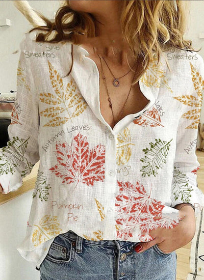 Boho Bloom Button-Up Shirt