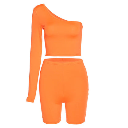 AsymFlex One-Shoulder Set