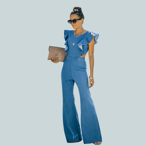 Ruffle Class Jumpsuit
