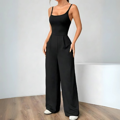 Cross Strap Bare Fit Jumpsuit