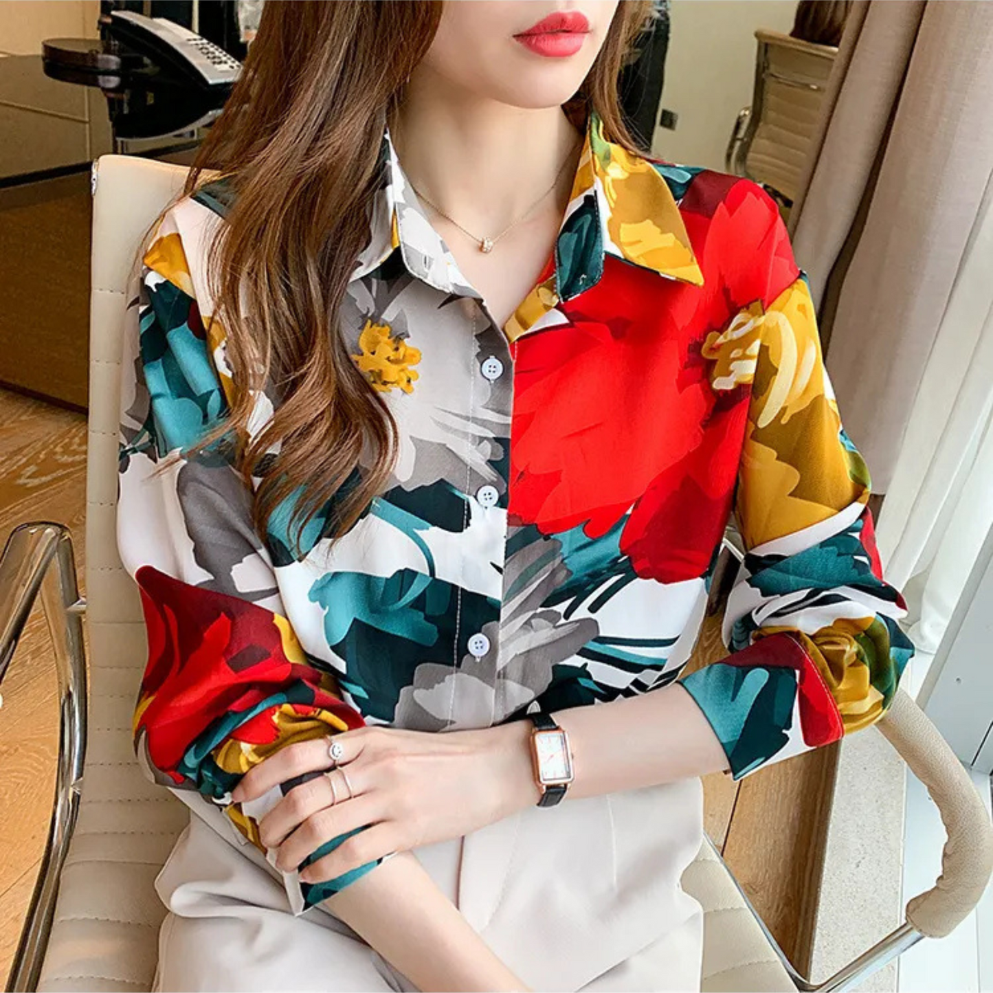 TropiBloom Blouse
