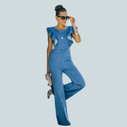 Ruffle Class Jumpsuit
