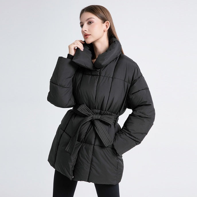 Belted Puffer Coat