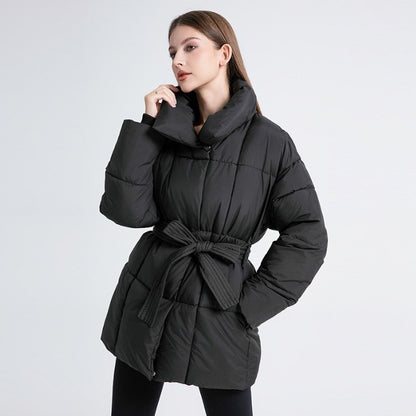 Belted Puffer Coat