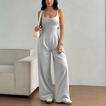 Cross Strap Bare Fit Jumpsuit