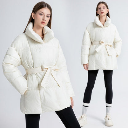 Belted Puffer Coat