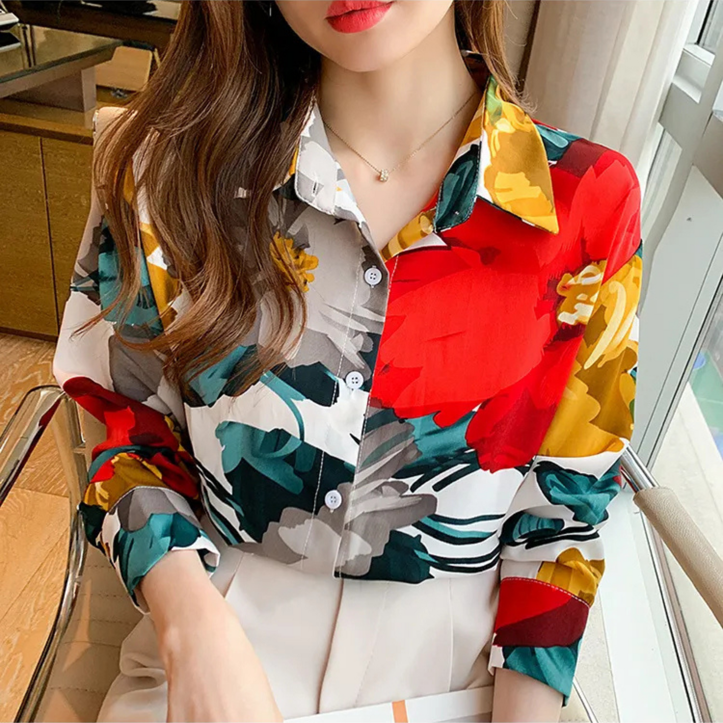 TropiBloom Blouse
