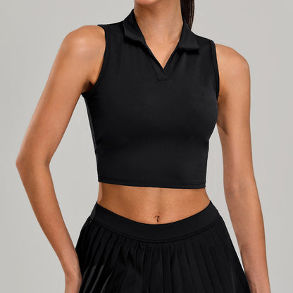 ACE COURT COLLAR CROP