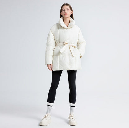 Belted Puffer Coat