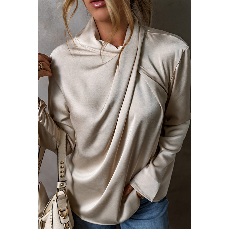 Silken Drape Blouse