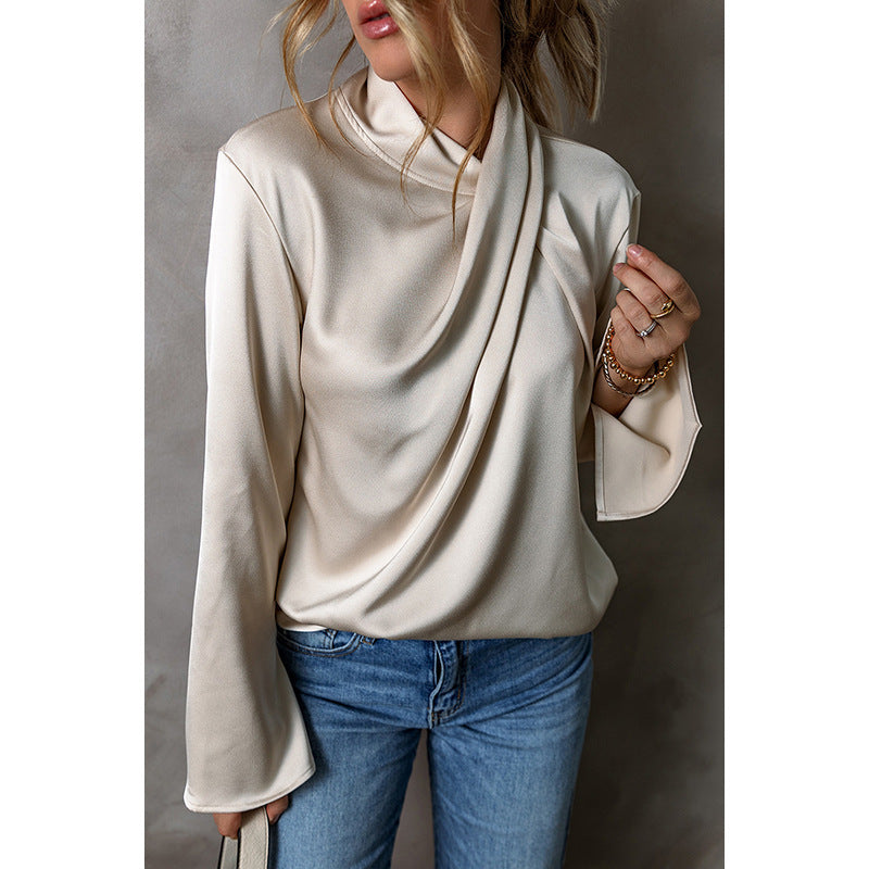 Silken Drape Blouse