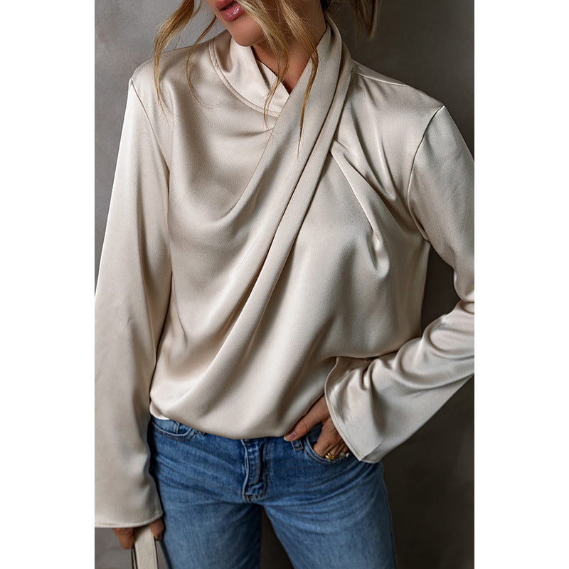 Silken Drape Blouse