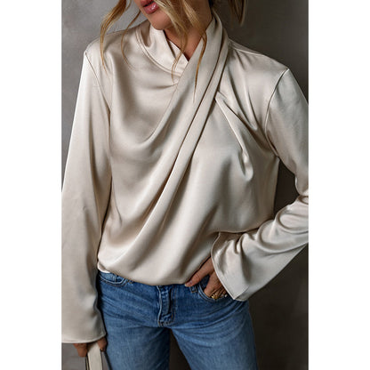 Silken Drape Blouse