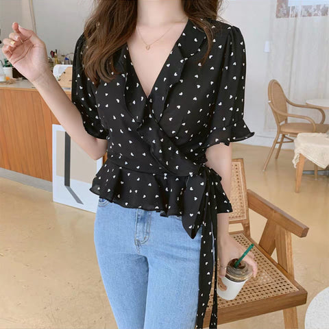Dotted Charm Top