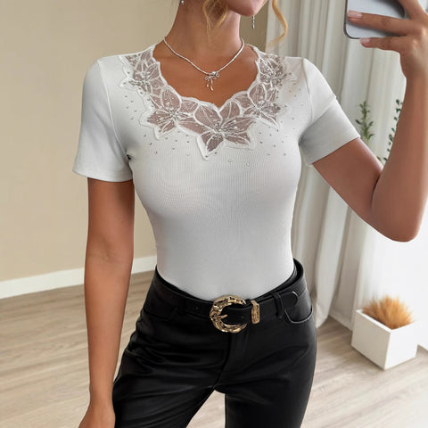 Lace Whisper Tee